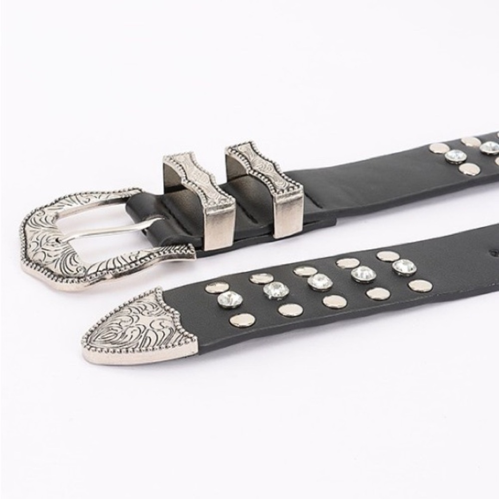 Studs & Rhinestones Belt - Picture 5 of 6